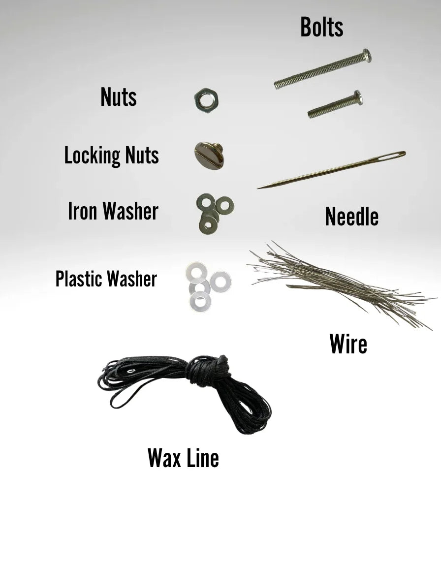 Metal Aluminum Triple-Layers Fan Staves 15"