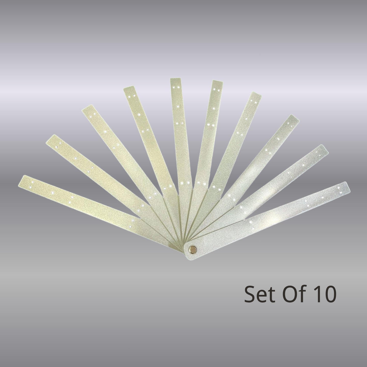 Metal Aluminum Single-Layer Fan Staves 10"