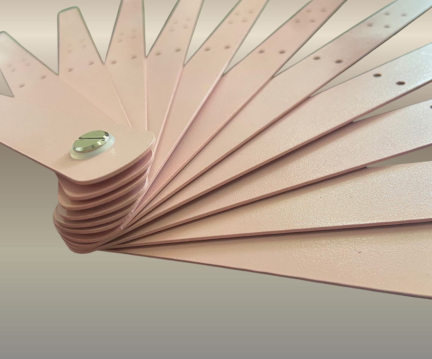 Metal Aluminum Two-Layers Fan Staves 13"