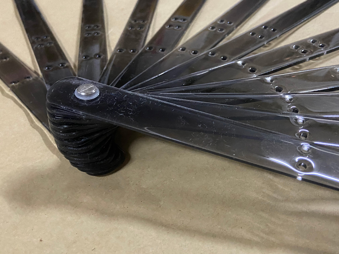 Acrylic Two Layer Extended Fan Staves 15”