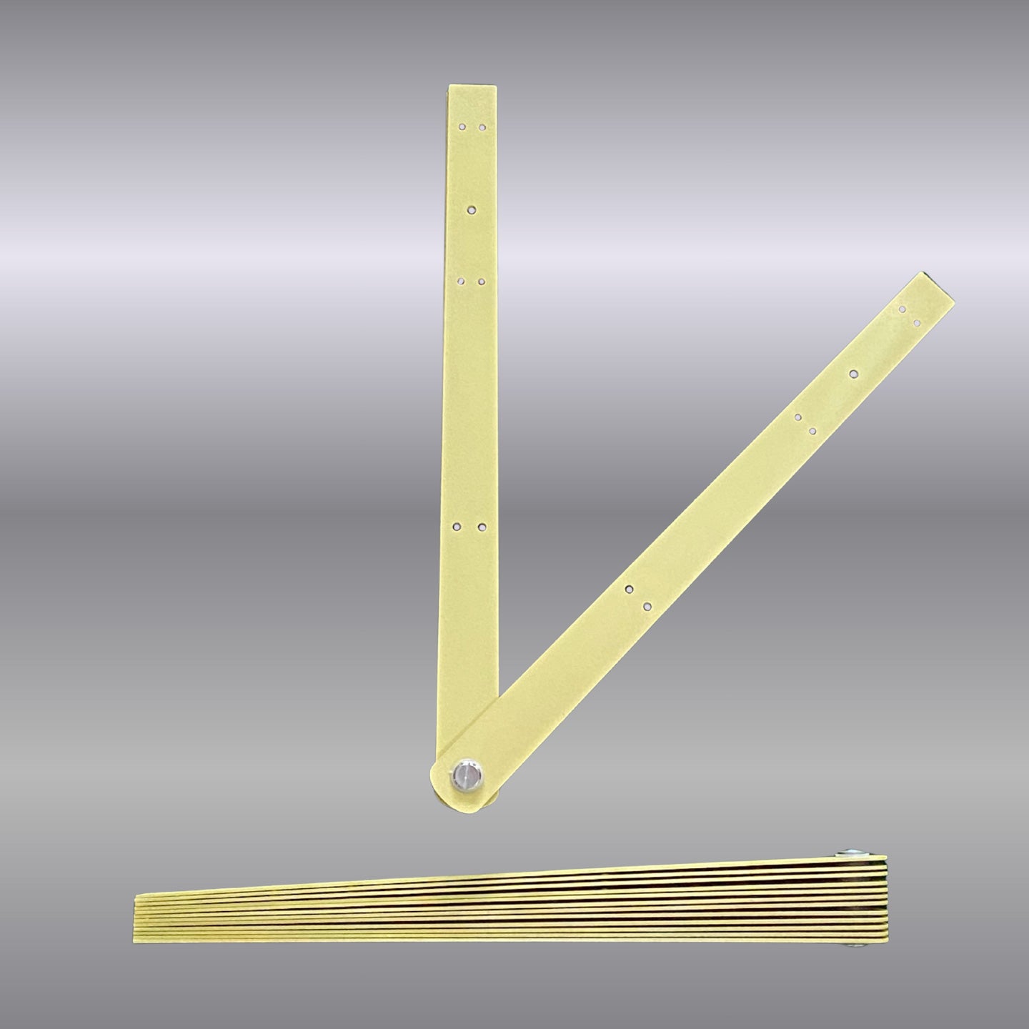 Metal Aluminum Single-Layer Fan Staves 10"