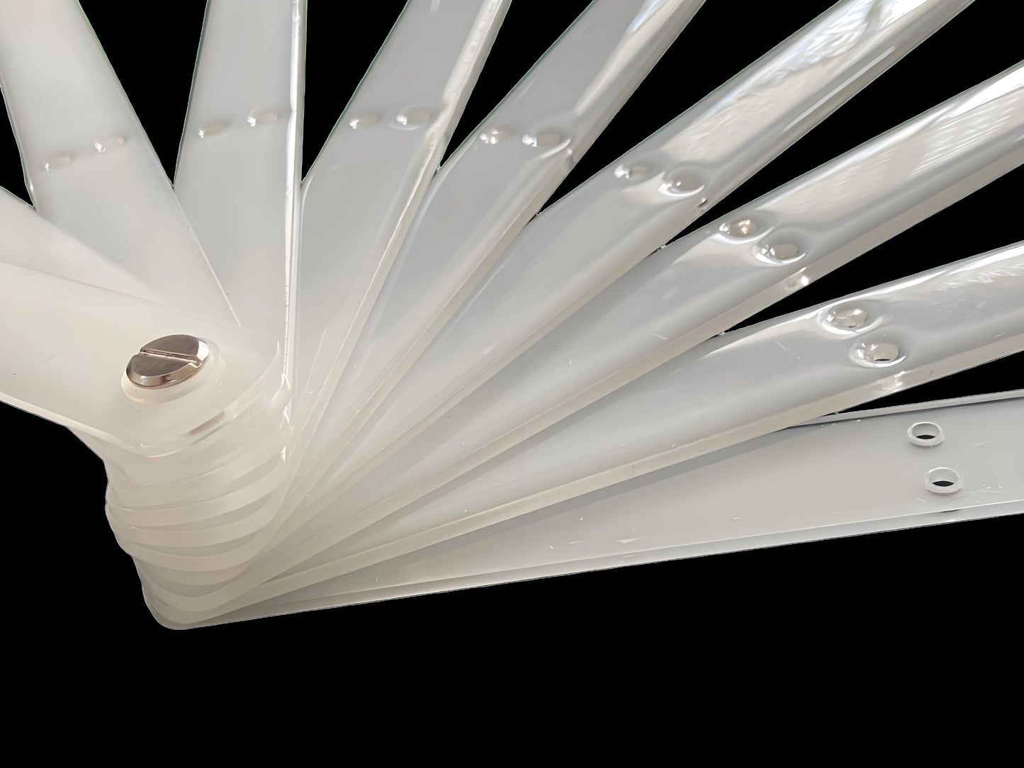 Acrylic Single-Layer Fan Staves 10”