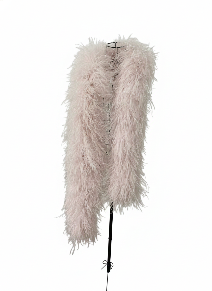 Luxury 25 Ply Ostrich Feather Boa – Premium Handmade Feather Accessory