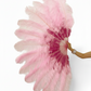 The Half-Moon Advanced Mix color Fan -  180°  2 Layer Ostrich Feather Fan 30"x60"