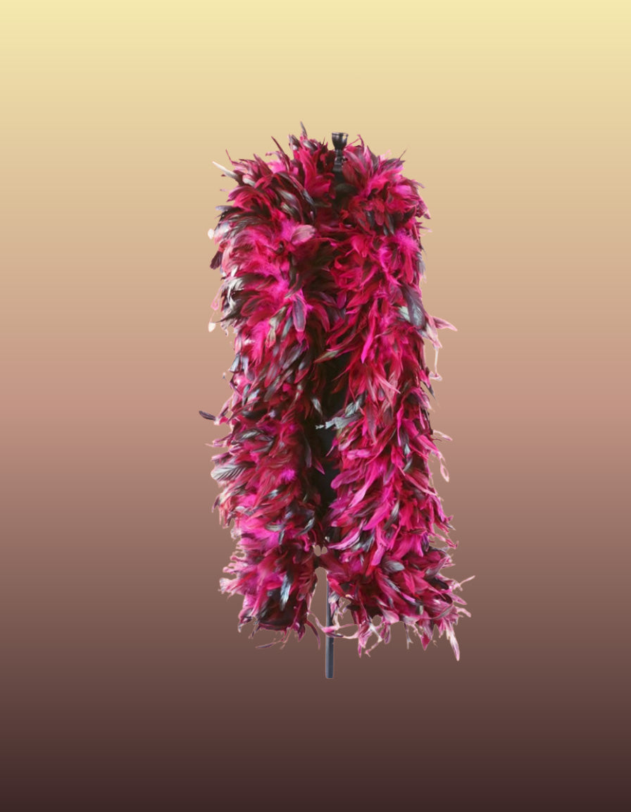 Dyed Hot Pink Lightweight Coque Schlappen Feather Boa