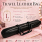 BurlyLuxe Classic Feather Fan Travel Bag