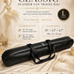 BurlyLuxe Classic Feather Fan Travel Bag