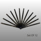 Acrylic Two Layer Extended Fan Staves 15”
