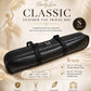 BurlyLuxe Classic Feather Fan Travel Bag