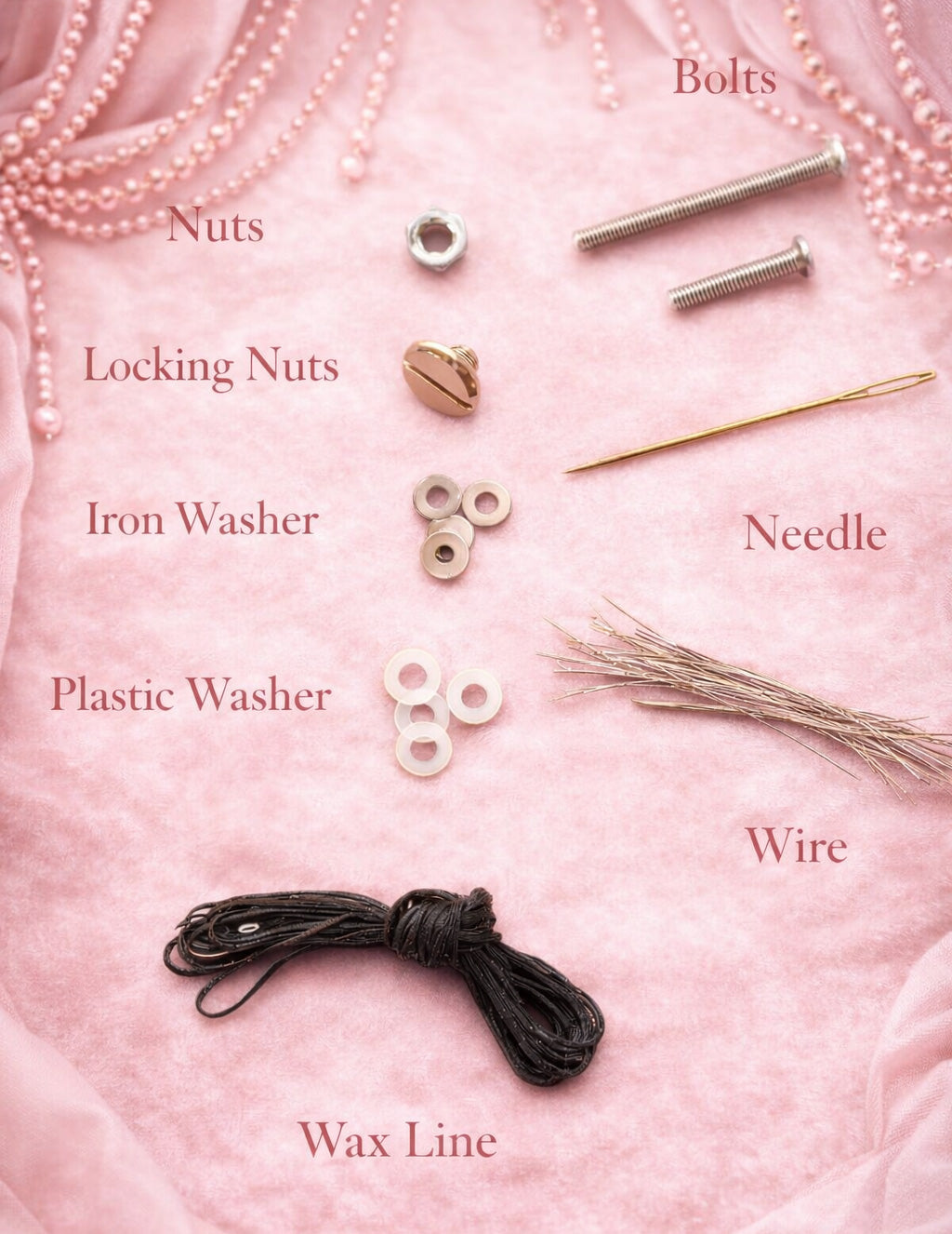 BurlyLuxe Waterfall Pro Aluminum Fan Staves – 51cm