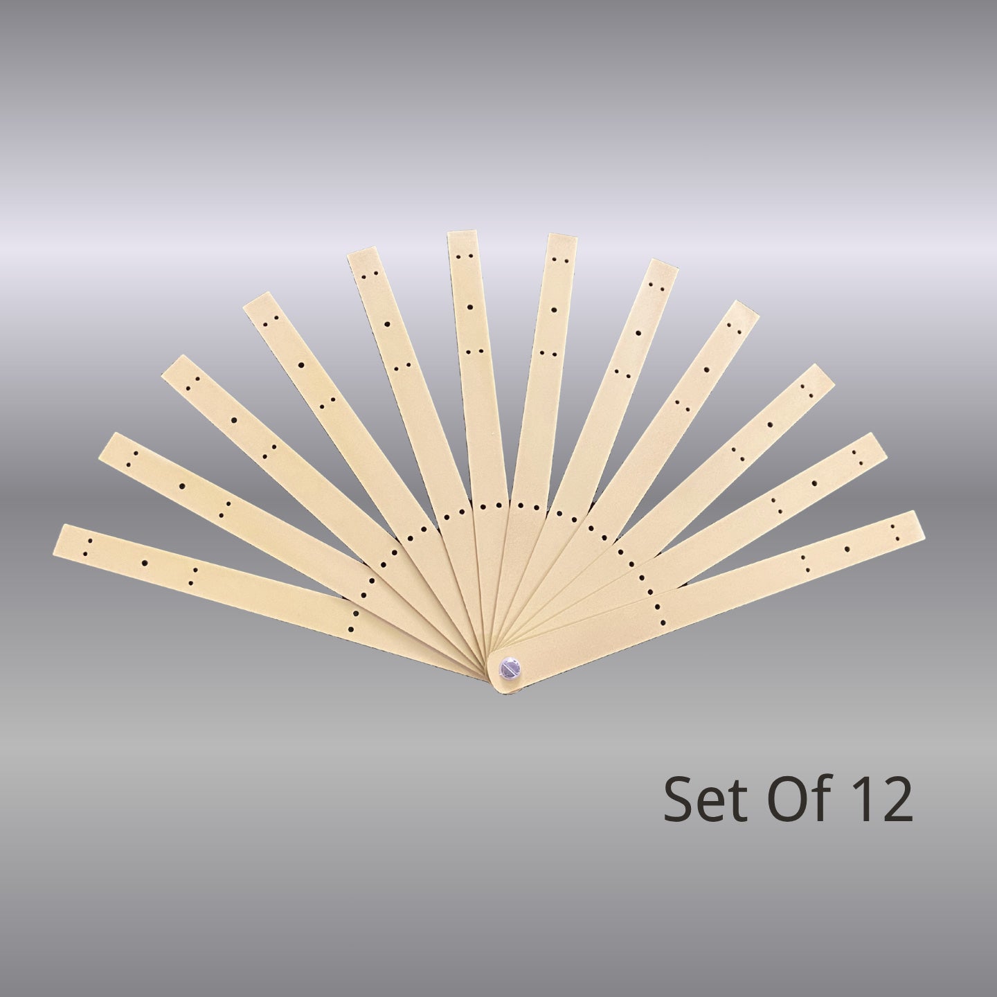 Metal Aluminum Single-Layer Fan Staves 10"