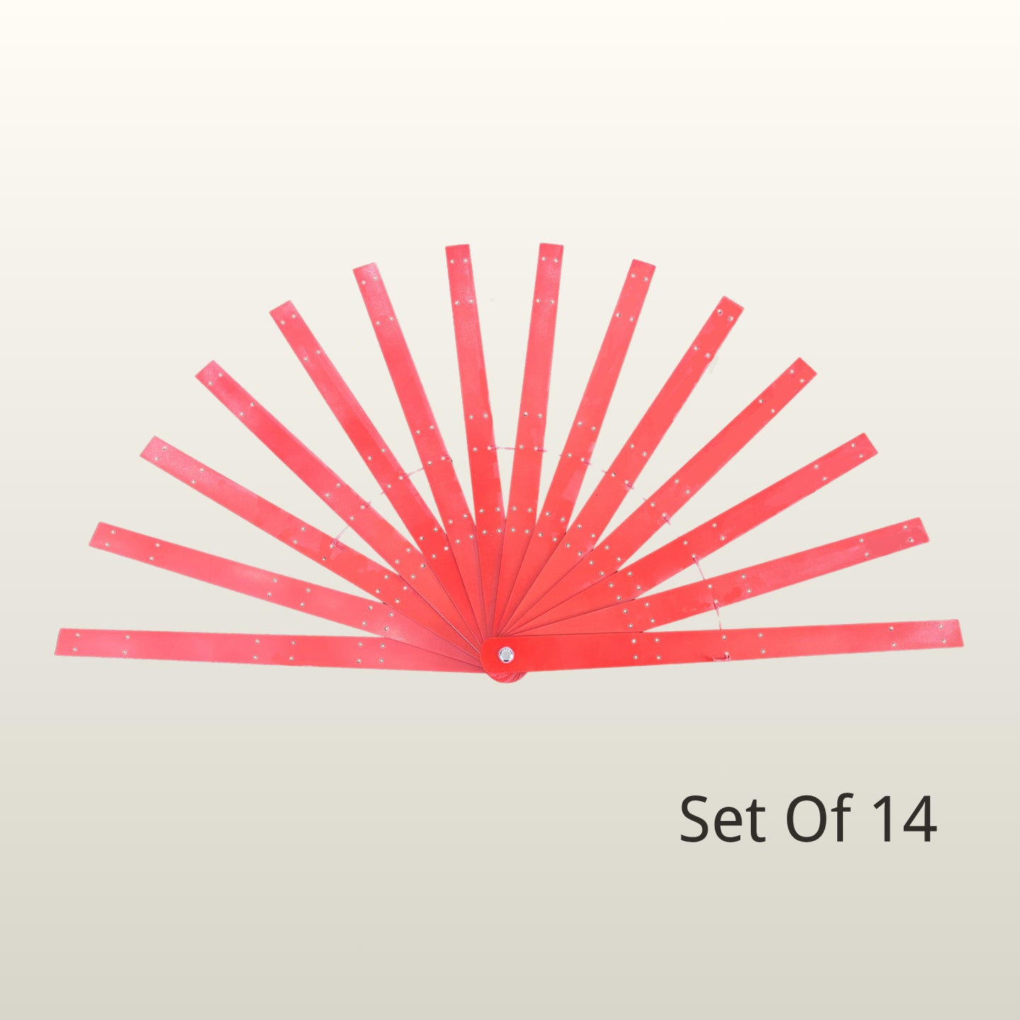 Metal Aluminum Triple-Layers Fan Staves 15"