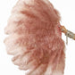 2 Layer Professional mix color Ostrich Feather Fan 34"x60"