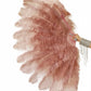 2 Layer Professional mix color Ostrich Feather Fan 34"x60"