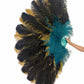 Triple Layer Master Mix Color Ostrich Feather Fan 35"x 65"