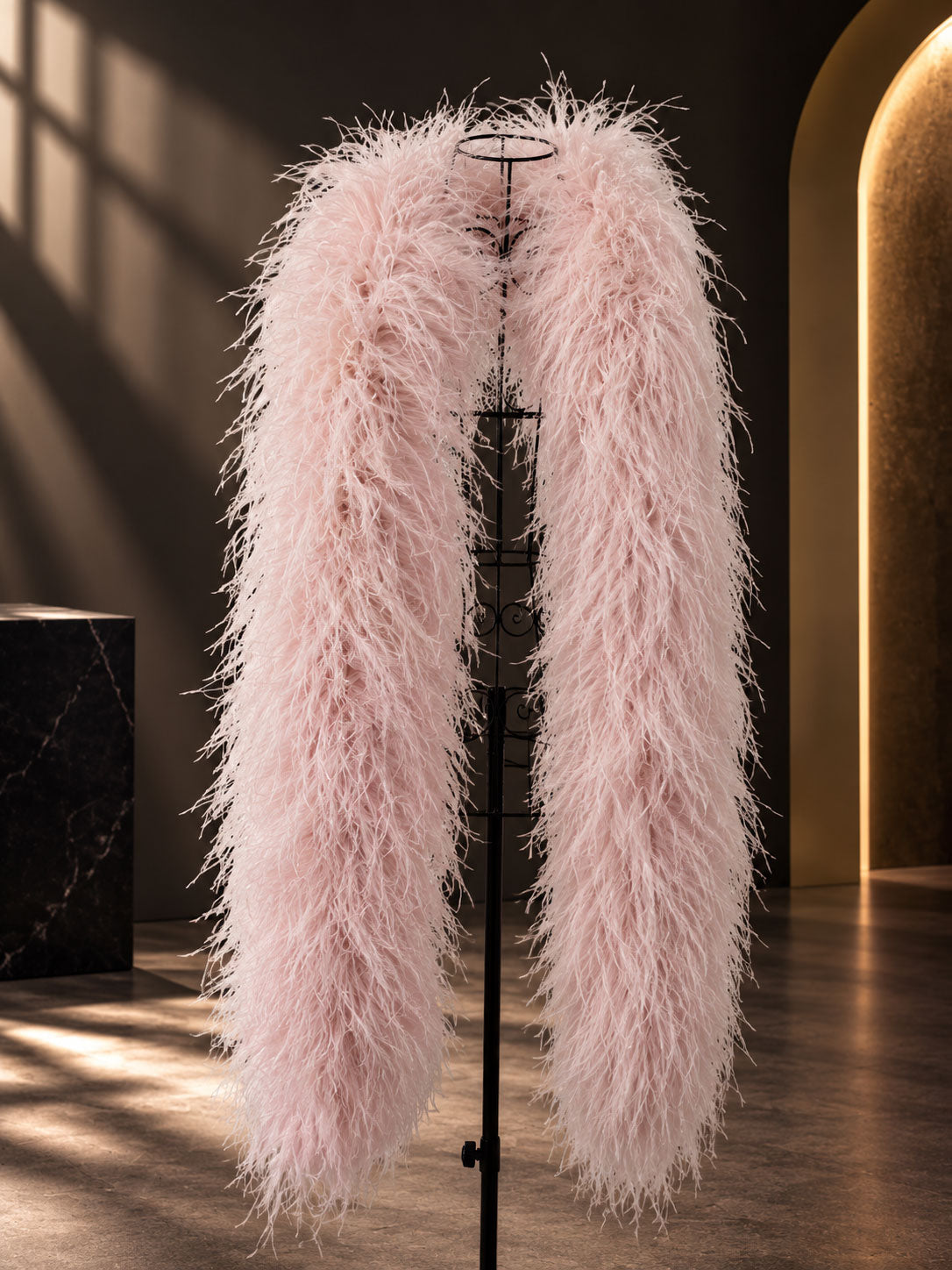 Luxury 25 Ply Ostrich Feather Boa – Premium Handmade Feather Accessory
