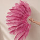 2 Layer Advanced Ostrich Feather Fan 30"x54"