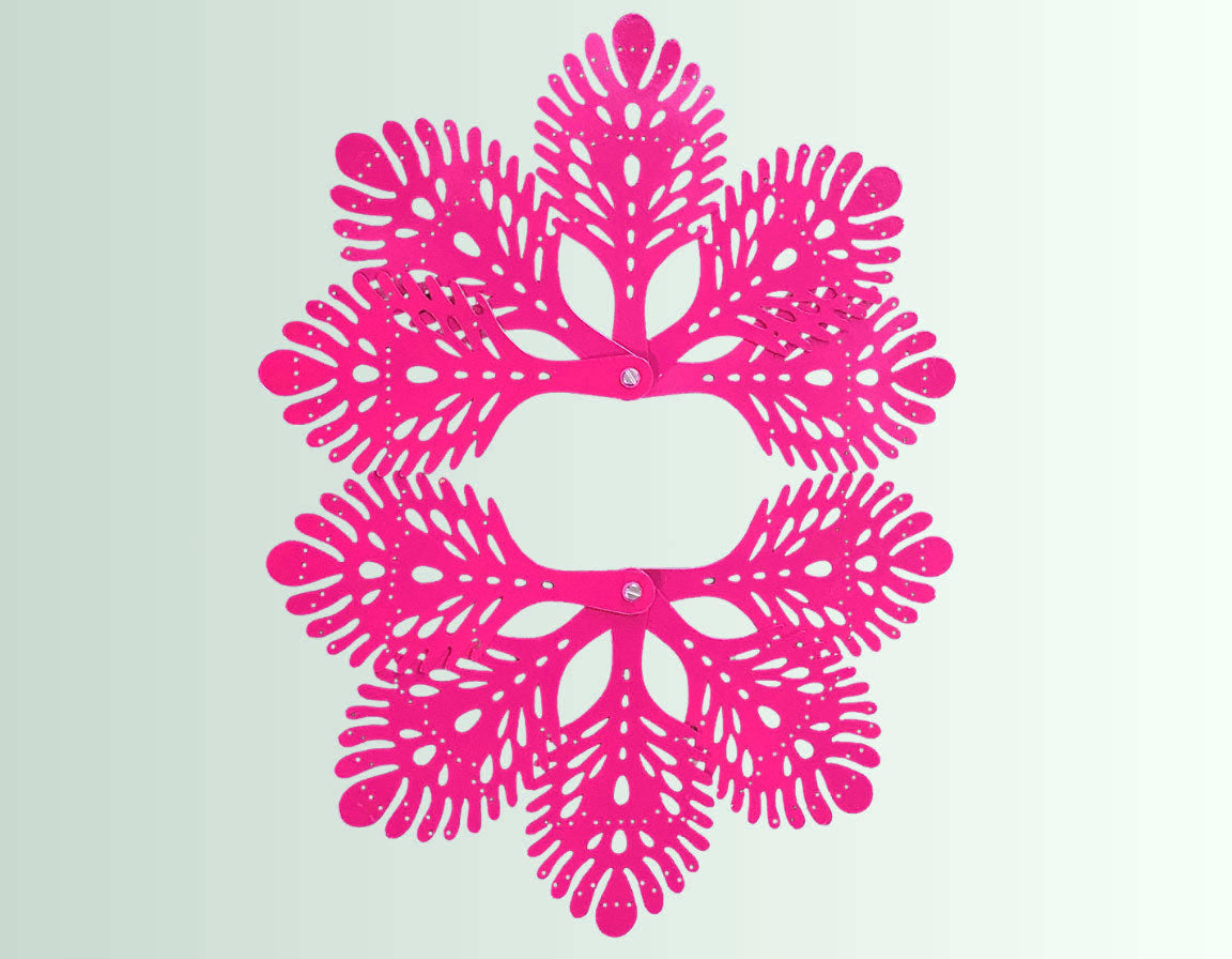 BurlyLuxe Artistic Tree-Form Aluminum Pheasant Feather Fan Staves