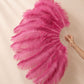 2 Layer Advanced Ostrich Feather Fan 30"x54"